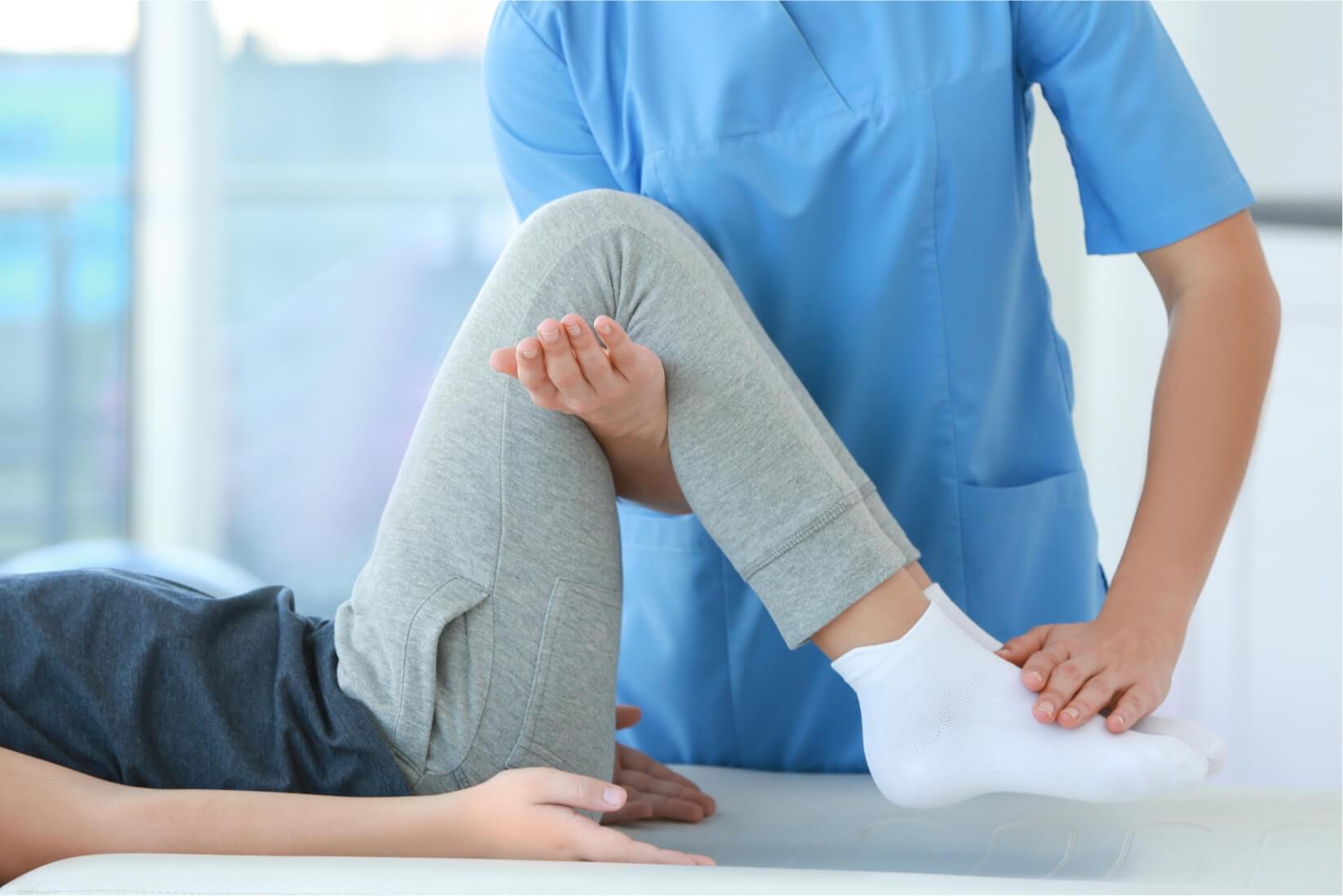 Physiotherapy knee check